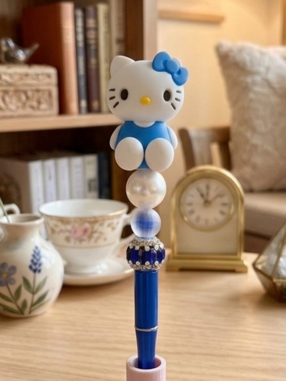 Sanrio Hello Kitty Blue, White & Pink Decorative Pen.